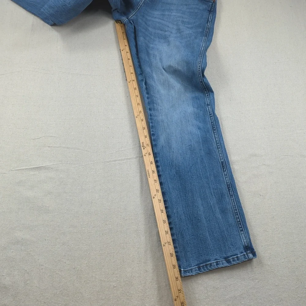 Wrangler‎ Jeans Mens 30x30 Blue Retro Slim Straight Western Cowboy Stretch